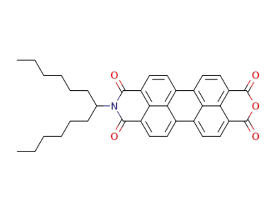 N-(1-hexylheptyl)-perylene-3,4,9,10-tetracarboxylic-3,4-carboximide-9,10-anhydride
