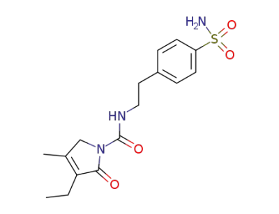 N-{2-[4-(aminosulfonyl)phenyl]ethyl}-3-ethyl-4-methyl-2-oxo-2,5-dihydro-1H-pyrrole-1-carboxamide