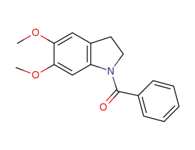 N-benzoyl-5,6-dimethoxylindoline
